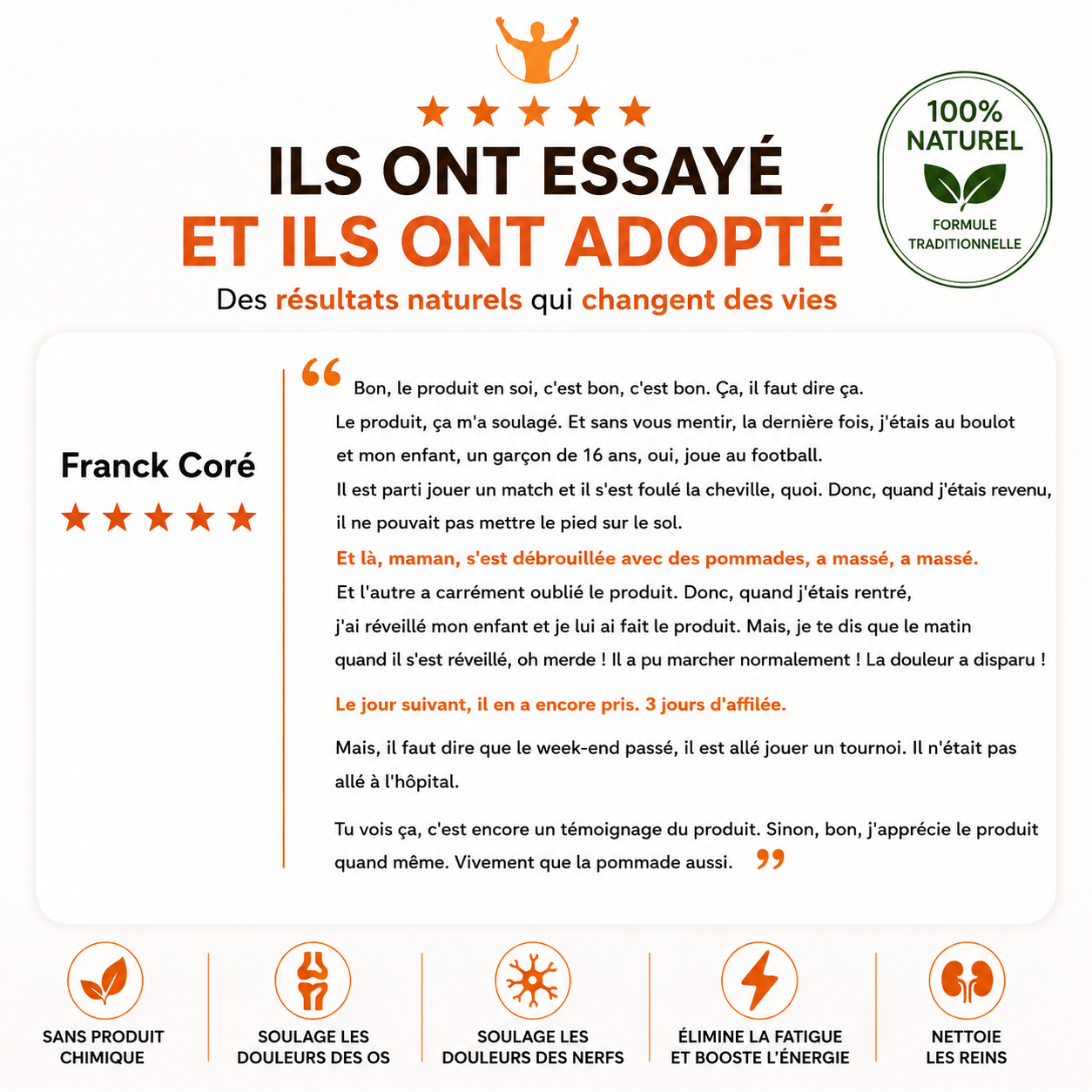Soin naturel des douleurs corporelles